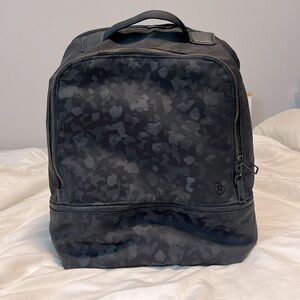 Lululemon City Adventurer Backpack Fragment Camo Jacquard Black Deep Coal